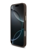 Guess для iPhone 17 Pro Max чехол Crossbody PU 4G Big metal logo Gold camera Hard + Strap Brown