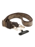 Guess для iPhone 17 Pro Max чехол Crossbody PU 4G Big metal logo Gold camera Hard + Strap Brown
