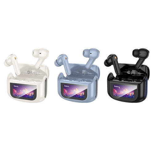 HOCO наушники TWS EQ21 Sandy true wireless ANC+ENC noise reduction touch screen Midnight black