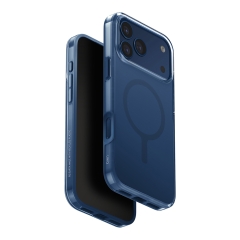 Uniq для iPhone 17 Pro Max чехол Clario Royal Blue (MagSafe)