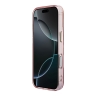 Karl Lagerfeld для iPhone 17 Pro чехол IML K HEAD Metal logo & Camera прозрачный/розовый (MagSafe)