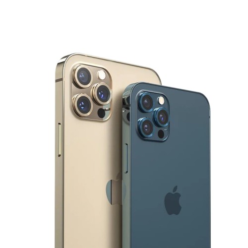 Защитное стекло BLUEO Camera Armor Lens для камеры iPhone 12 Pro Max, Gold (3 шт)
