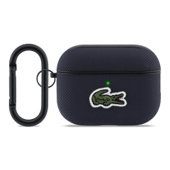 Lacoste для AirPods Pro 3 чехол PVC Iconic Woven logo Navy