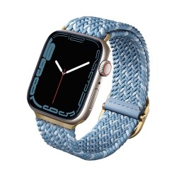Ремешок Uniq ASPEN Design Strap Braided для Apple Watch All 38-40-41 мм, голубой