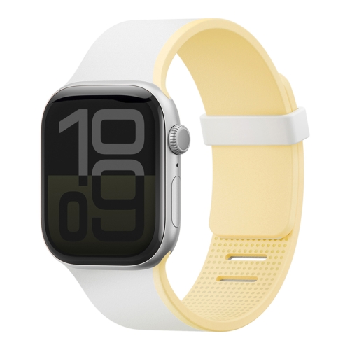 Uniq для Apple Watch 42/41/40 mm ремешок Revix IV reversible Magnetic White/Butter Yellow