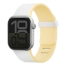 Uniq для Apple Watch 42/41/40 mm ремешок Revix IV reversible Magnetic White/Butter Yellow