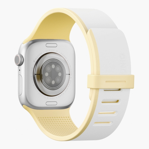 Uniq для Apple Watch 42/41/40 mm ремешок Revix IV reversible Magnetic White/Butter Yellow