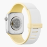 Uniq для Apple Watch 42/41/40 mm ремешок Revix IV reversible Magnetic White/Butter Yellow