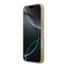 Lacoste для iPhone 17 Pro чехол PVC Lacquer Metal logo Hard Taupe (MagSafe)