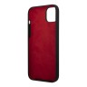 Чехол Ferrari Liquid Silicone with metal logo Hard для iPhone 14 Plus, черный