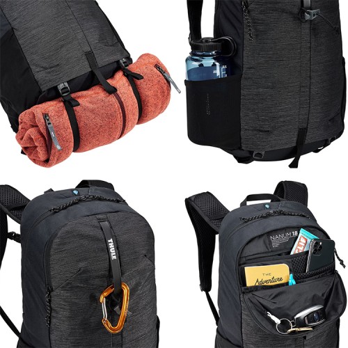 Thule Nanum 18L hiking backpack TNAU118, черный 3204515