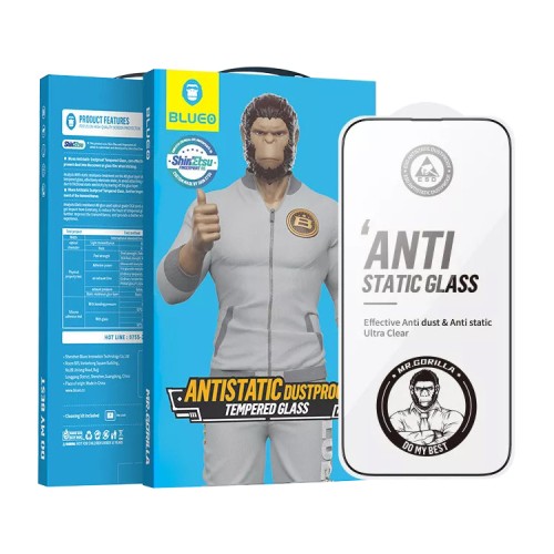 Защитное стекло BLUEO Narrow border Anti-Static для iPhone 14 Pro