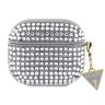 Чехол Guess Diamond Rhinestone with Triangle charm для Airpods 3 (2021), серебристый