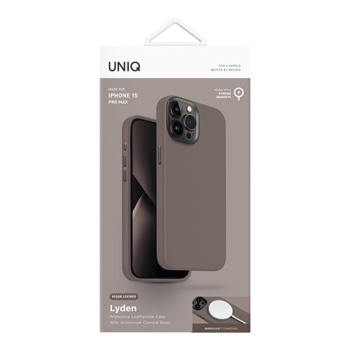 Uniq для iPhone 15 Pro Max чехол Lyden Grey (Magsafe)