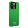 Lacoste для iPhone 15 Pro Max чехол Liquid silicone Croc Logo Hard Green (MagSafe)