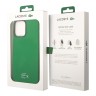 Lacoste для iPhone 15 Pro Max чехол Liquid silicone Croc Logo Hard Green (MagSafe)