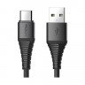 Rock Hi-Tensile USB-A/USB-type-C (0.25 м), черный RCB0558-250BLK