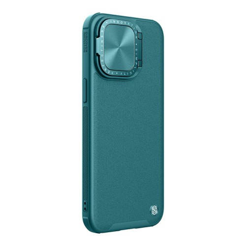 Nillkin для iPhone 15 Pro Max чехол CamShield ProP PU Leather Magnetic Green (magsafe)