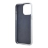 Karl Lagerfeld для iPhone 15 Pro Max чехол PU Full Wrapped Grained leather & Metal Camera Hard Grey