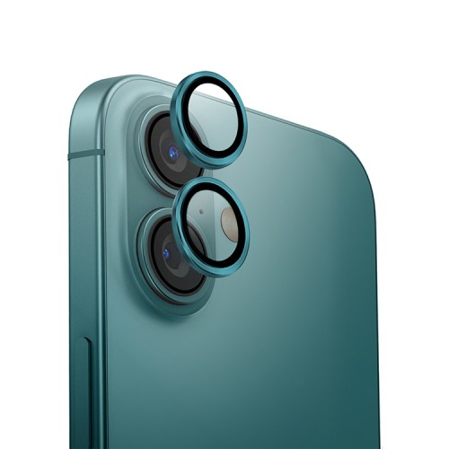 Uniq стекло для iPhone 16/16 Plus OPTIX Camera Lens AluGuard Emerald Green