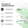 Elago для iPhone 16 Pro чехол Soft silicone (Liquid) Soft Mint (MagSafe)
