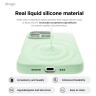 Elago для iPhone 16 Pro чехол Soft silicone (Liquid) Soft Mint (MagSafe)