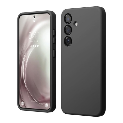 Elago для Galaxy S25 чехол Soft silicone (Liquid) Black