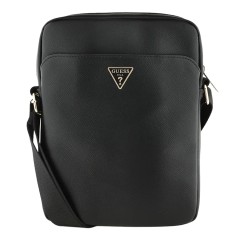 Guess для планшетов 10" сумка PU Grained leather Bag with Triangle metal logo Black