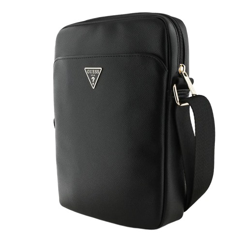 Guess для планшетов 10" сумка PU Grained leather Bag with Triangle metal logo Black