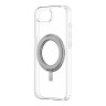 Uniq для iPhone 16e чехол Swivix with 360-Rotating stand Clear