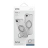 Uniq для iPhone 16e чехол Swivix with 360-Rotating stand Clear