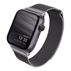 Ремешок Uniq Dante Strap Steel для Apple Watch  42-41-40 мм, серый