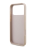 Guess для iPhone 17 Pro Max чехол PU 4G Big metal logo Hard + Pearl Hand Strap Pink