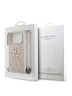 Guess для iPhone 17 Pro Max чехол PU 4G Big metal logo Hard + Pearl Hand Strap Pink