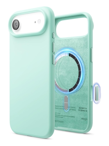 Elago для iPhone Air чехол Magnetic Silicone Aqua Sky (MagSafe)