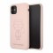 Чехол Karl Lagerfeld Liquid silicone Ikonik outlines Hard для iPhone 11, розовый