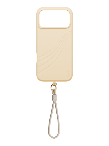 Uniq для iPhone 17 Pro Max чехол COEHL Strap series Serina Milk Sand (MagSafe)