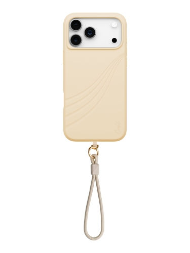 Uniq для iPhone 17 Pro Max чехол COEHL Strap series Serina Milk Sand (MagSafe)