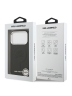 Karl Lagerfeld для iPhone 17 Pro Max чехол PU Debossed Initials Metal logo & Camera Hard Black (MagSafe)