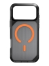 Uniq для iPhone 17 Pro Max чехол Combat Active Frost Smoke/Orange (MagSafe)