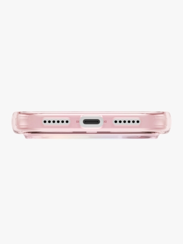 Uniq для iPhone 17 Pro Max чехол Iridescia (holographic) Pink Prism (Magsafe)
