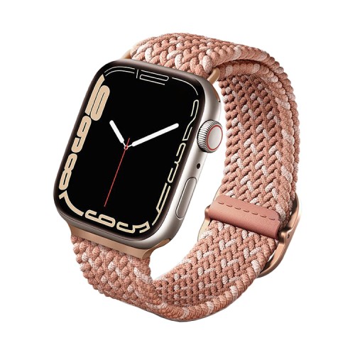 Ремешок Uniq ASPEN Design Strap Braided для Apple Watch  42-41-40 мм, розовый