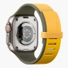 Uniq для Apple Watch 49/46/45/44 mm ремешок Revix IV reversible Magnetic Canary Yellow/Deep Forrest