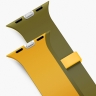 Uniq для Apple Watch 49/46/45/44 mm ремешок Revix IV reversible Magnetic Canary Yellow/Deep Forrest