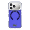 Lacoste для iPhone 17 Pro чехол ShockProof Lacquer Metal logo & Cam Hard Frosted Marine (MagSafe)