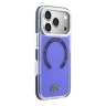 Lacoste для iPhone 17 Pro чехол ShockProof Lacquer Metal logo & Cam Hard Frosted Marine (MagSafe)