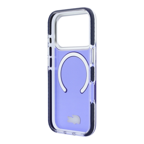 Lacoste для iPhone 17 Pro чехол ShockProof Lacquer Metal logo & Cam Hard Frosted Marine (MagSafe)