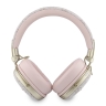 Guess наушники беспроводные накладные Bluetooth HP ENC Flat PU 4G with Script Metal Logo Pink