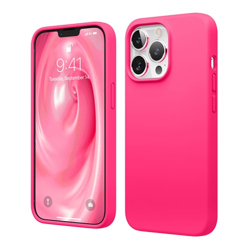 Чехол Elago Soft Silicone для iPhone 13 Pro Max, Neon Hot Pink