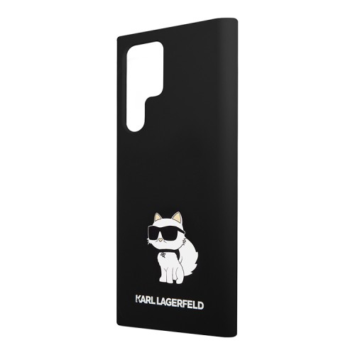 Чехол Lagerfeld Liquid silicone NFT Choupette Hard для Galaxy S23 Ultra, черный